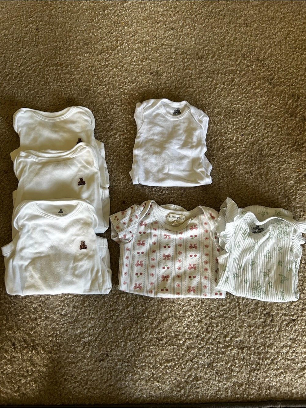 Assorted Baby Short-Sleeve Onesies and Pants